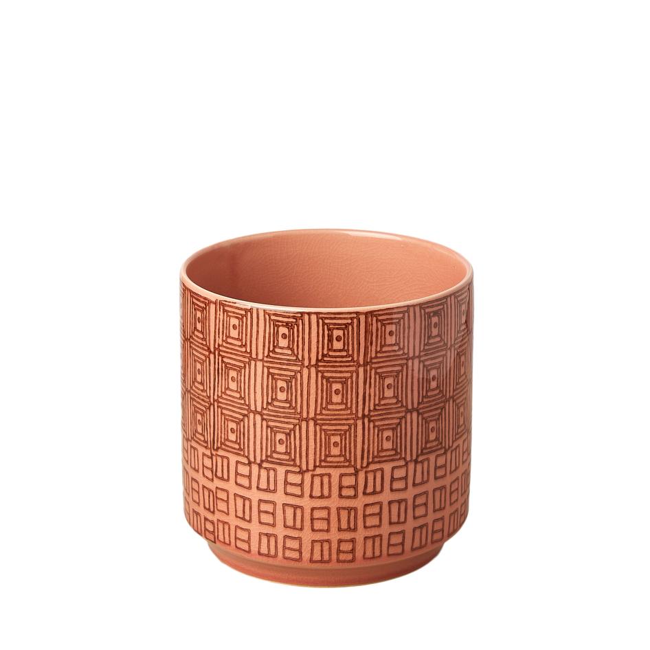 tribal plant pots Tribal Print Pot